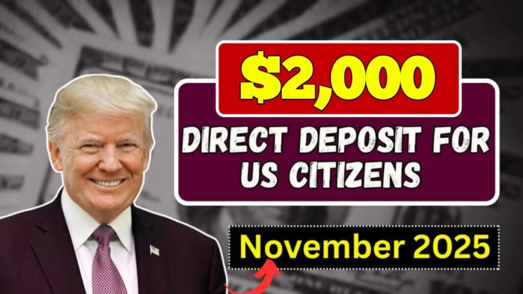 $2,000 Federal Direct Deposit for Millions